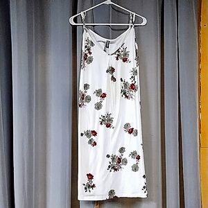 Floral print midi dress
